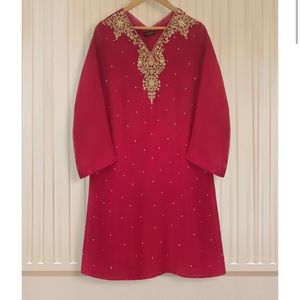 Original Agha Noor PURE COTTON NET HAND EMBROIDERED SHIRT AND PANTS